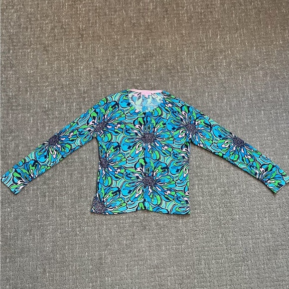 Lilly Pulitzer Paley Cardigan in Dress Rehearsal Size Large - Picture 1 of 6